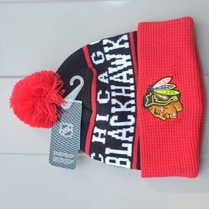 Chicago Blackhawks NHL City Cuffed Knit Toque Youth Beanie New